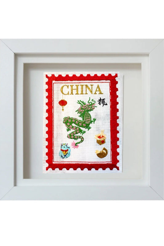 China Embroidered Stamp