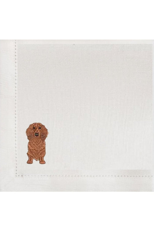 Doggie Linen Napkins - Set 4