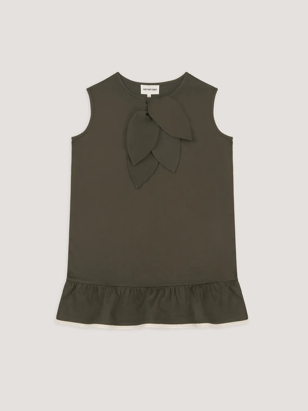 Ivy Green Sleeveless Mini Dress