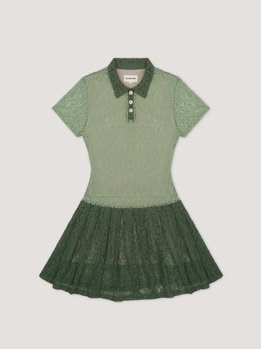 Ace Green Lace Mini Tennis Dress