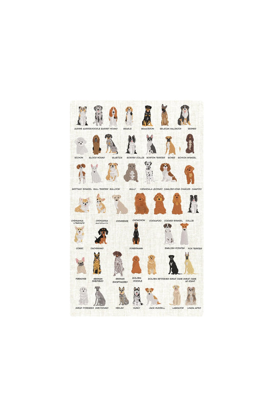 Doggie Linen Napkins - Set 4