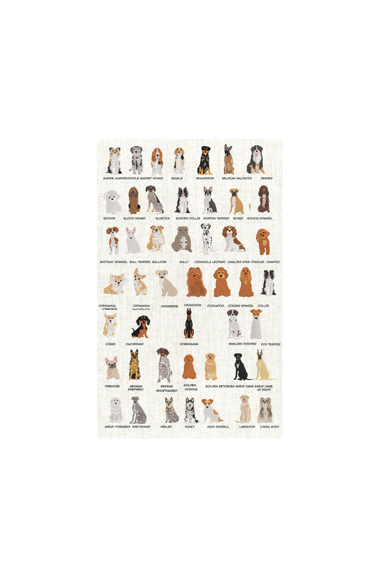 Doggie Linen Napkins - Set 4