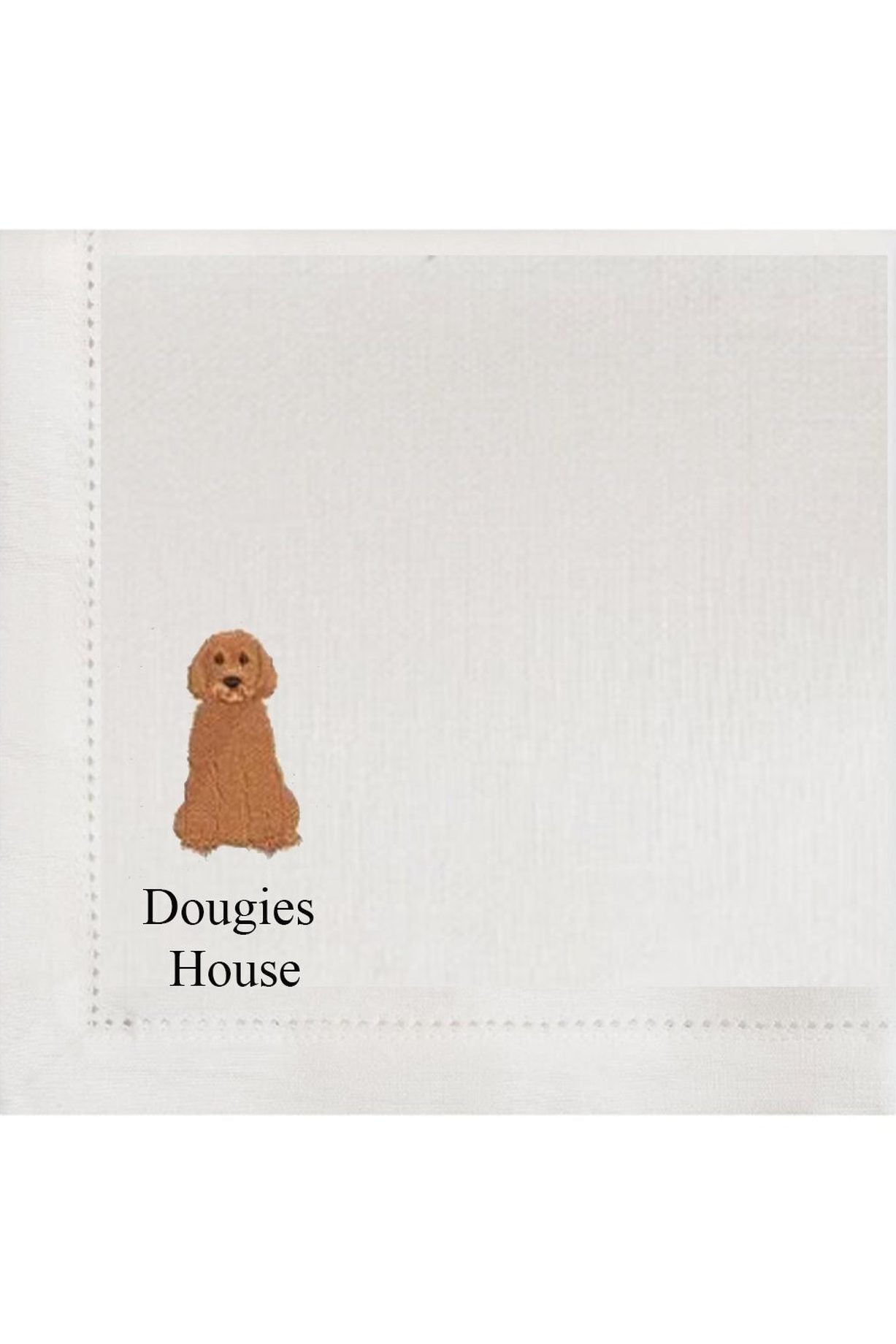 Doggie Linen Napkins - Set 4