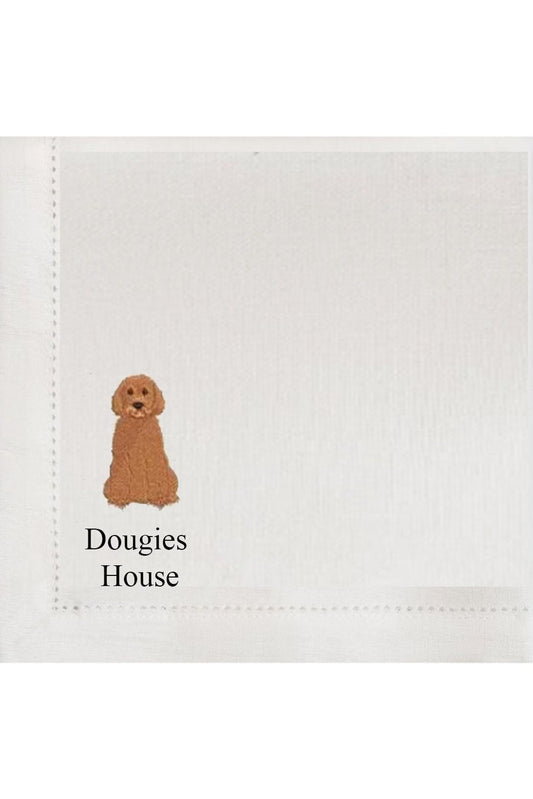 Doggie Linen Napkins - Set 4