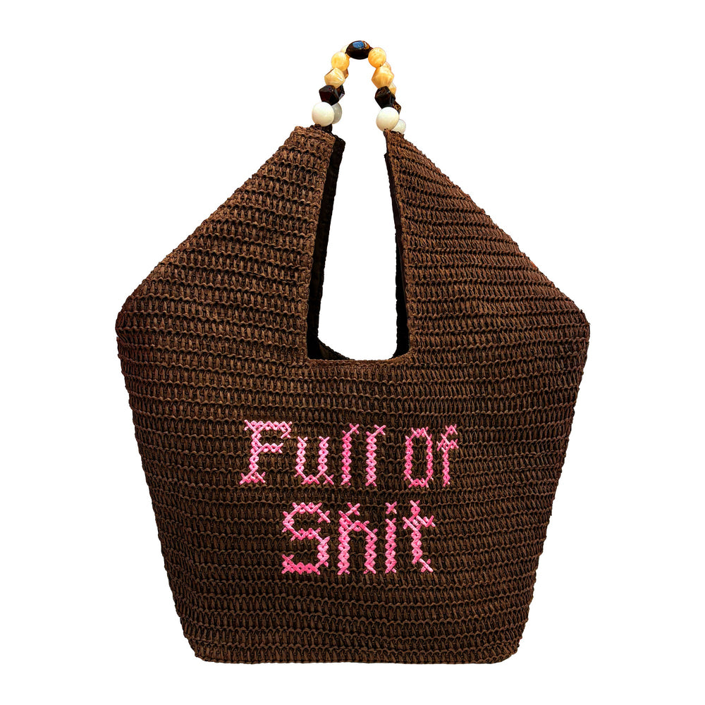 Full Of Shit Oversized Beach Bag