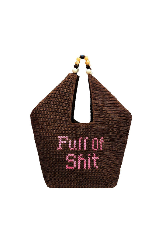Full Of Shit Oversized Beach Bag