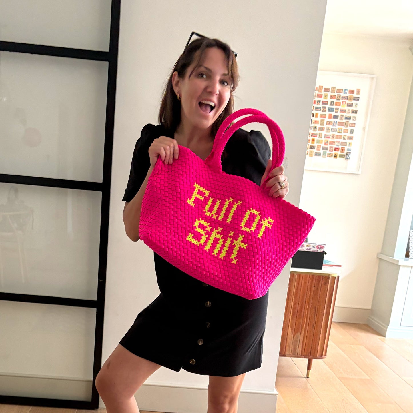 New Pink Full Of Shit Handbag