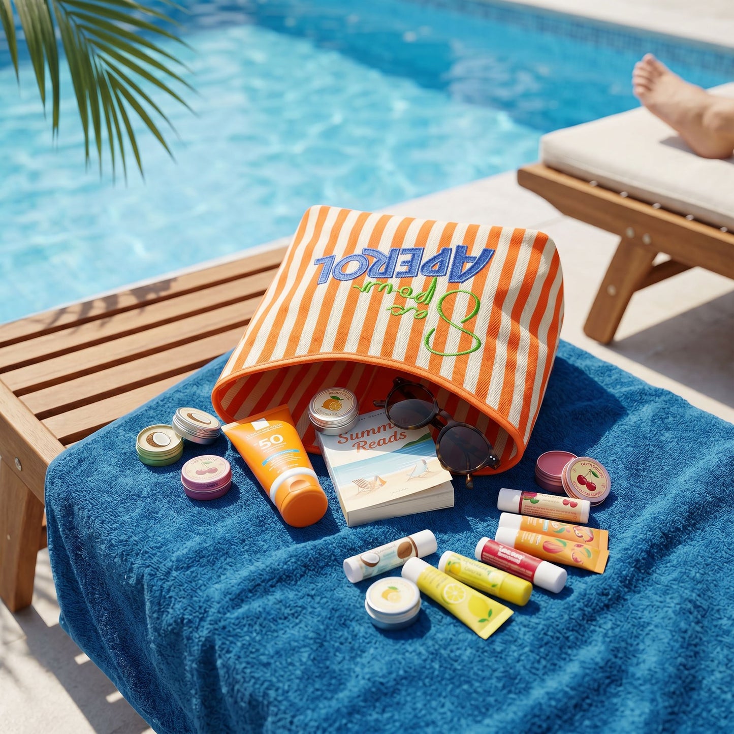 Orange Sac Pour Aperol Summer Bag