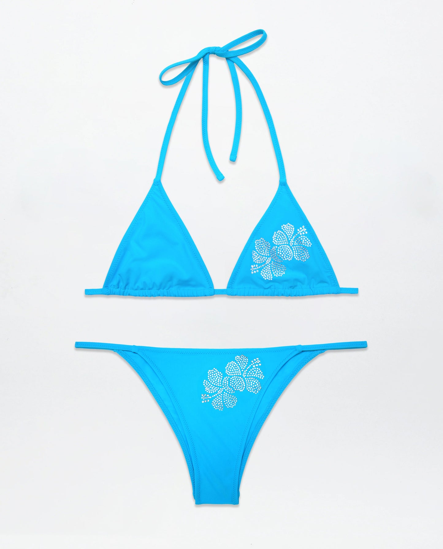 Hibiscus Top - Blue