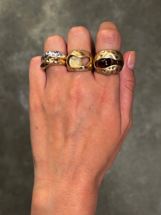 Abbey Gold Organic Ring