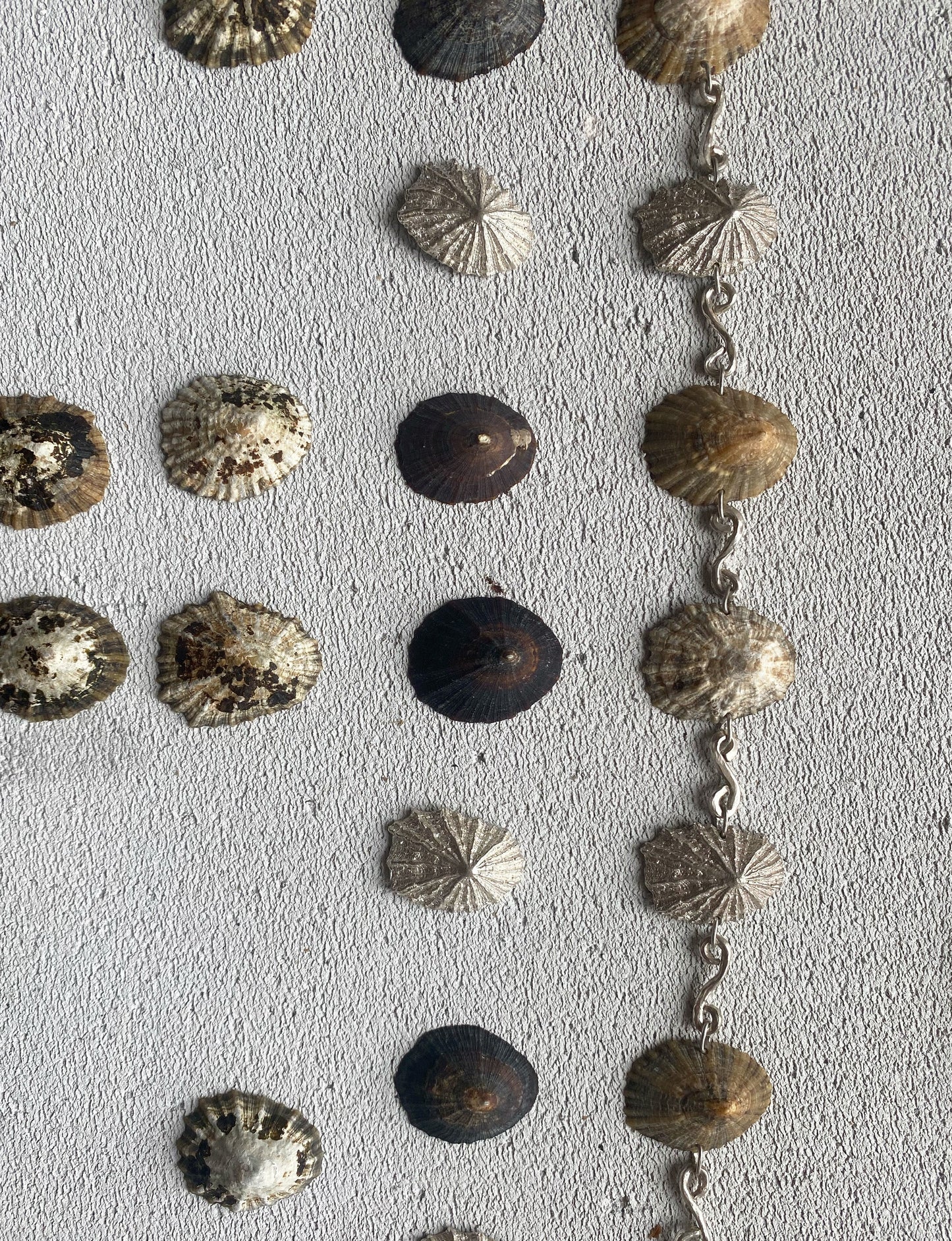 llampara choker shells recycled silver process