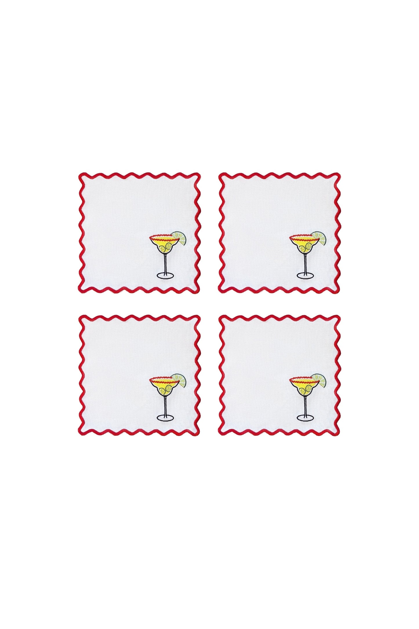Spicy Margarita Cocktail Napkins | Set of 4