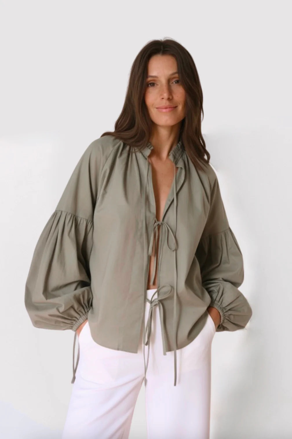 Mia Blouse | Sage