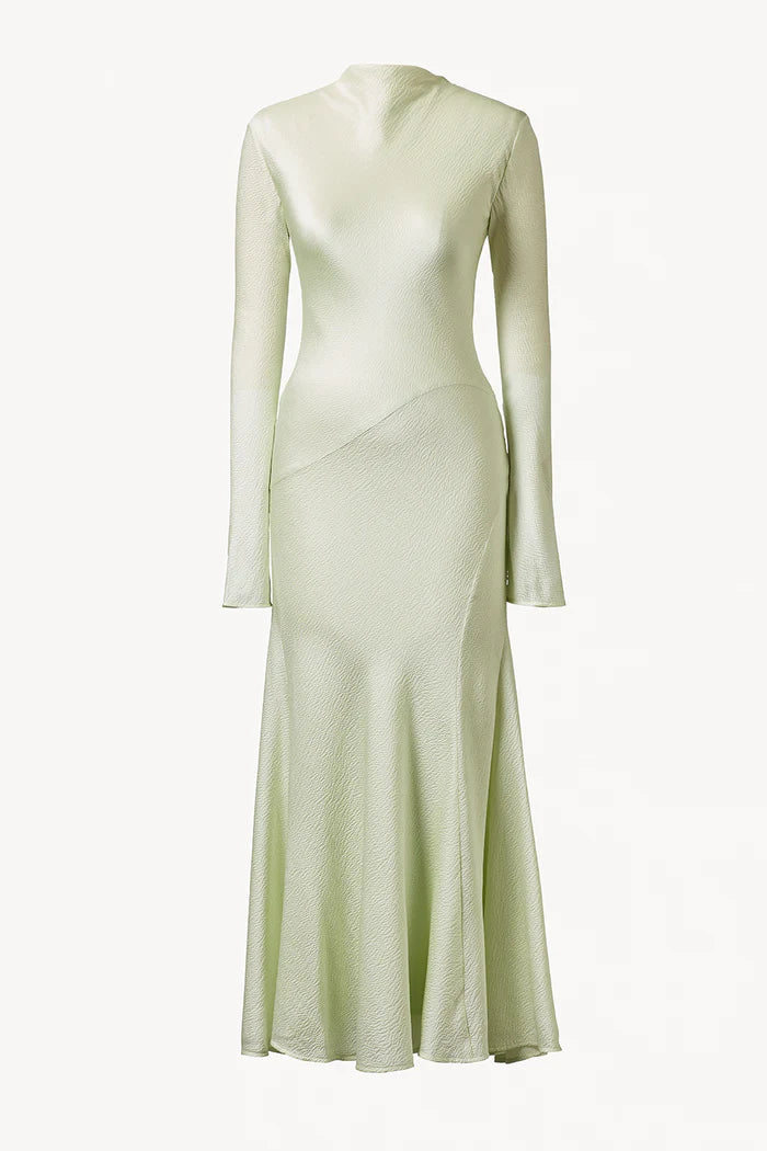 RAQUEL DRESS PALE PISTACHIO
