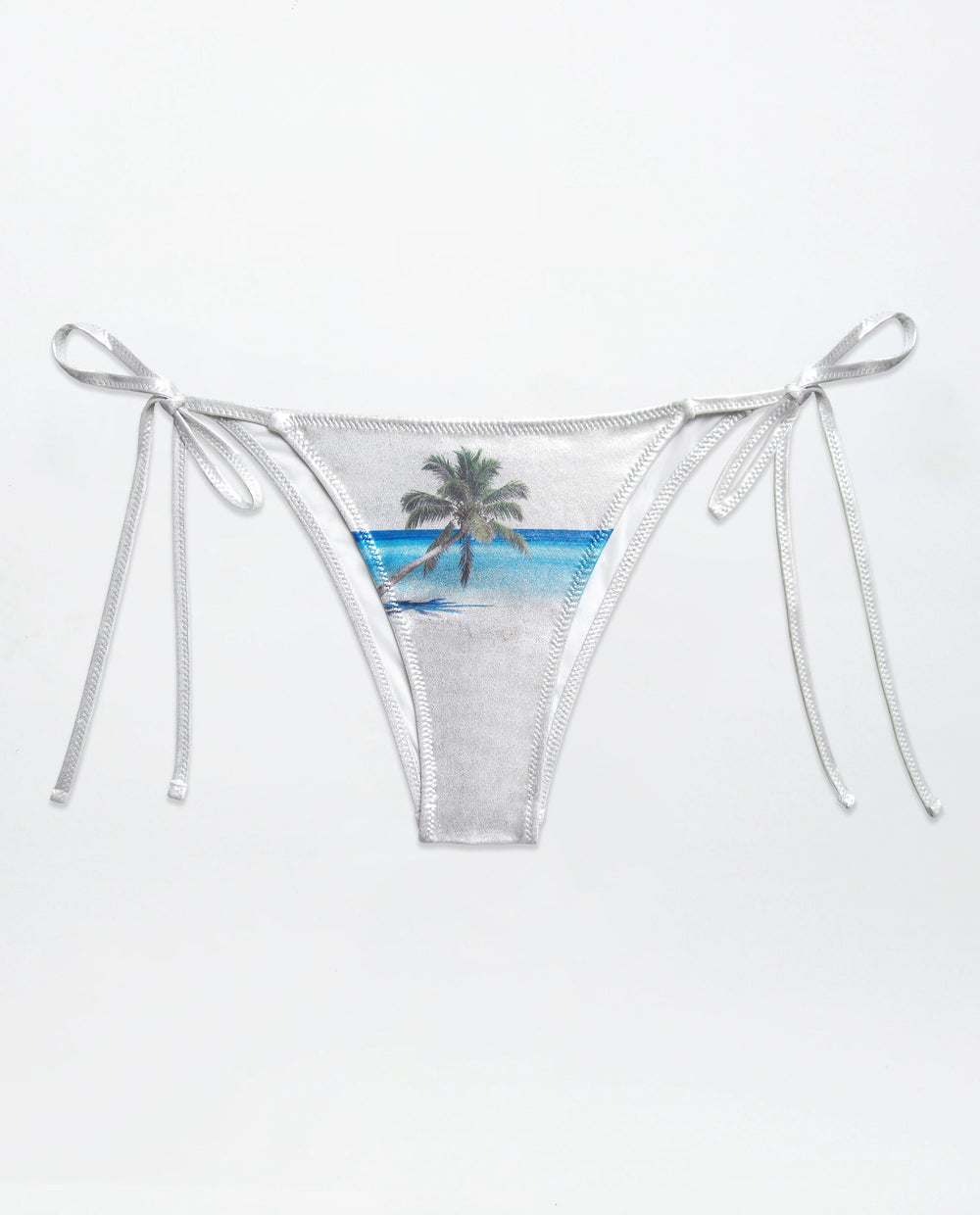 Palm Bottom - Shiny Silver