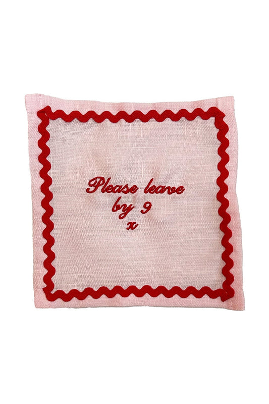 Please Leave by 9 - Set of 4