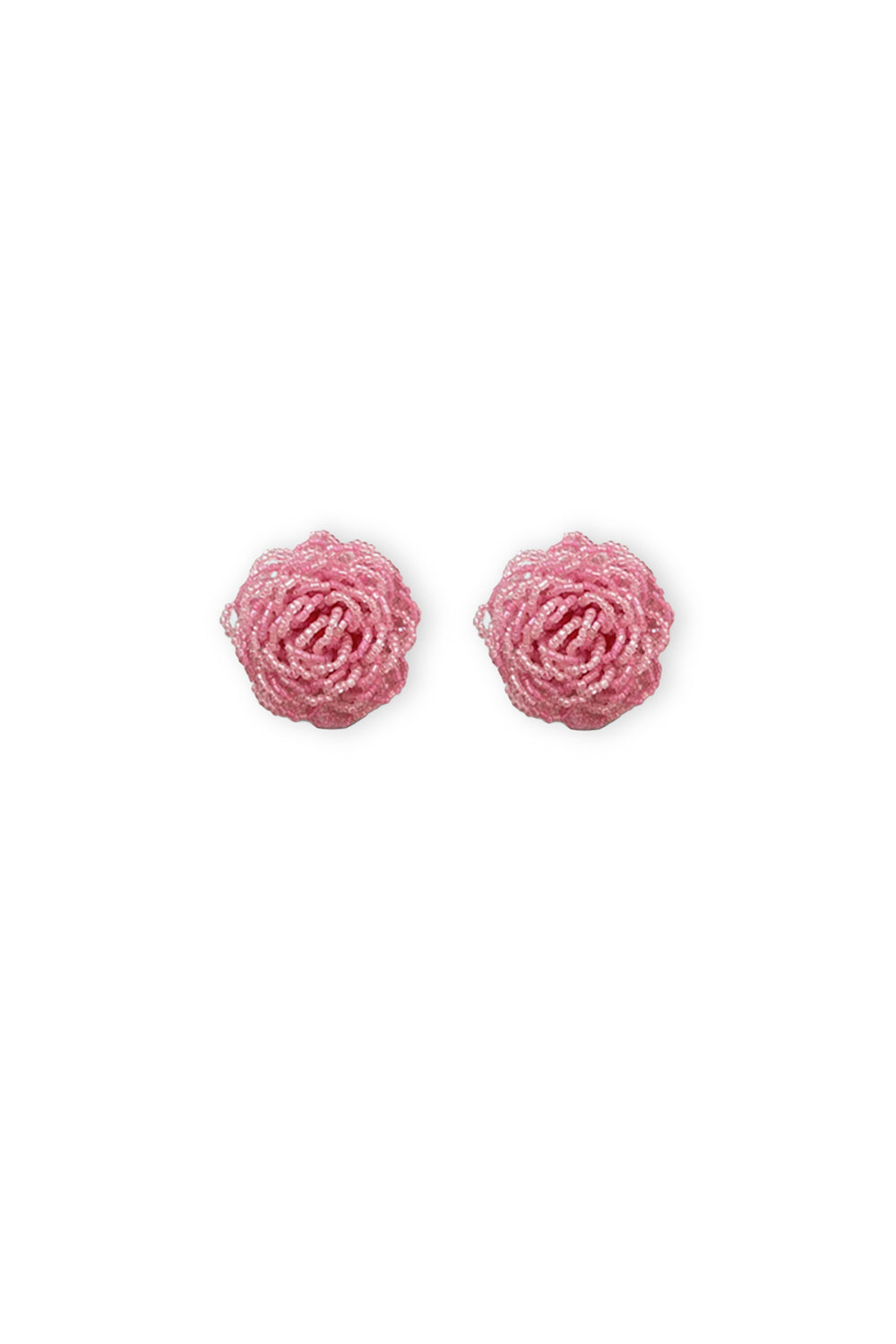 Rose Earrings Pink