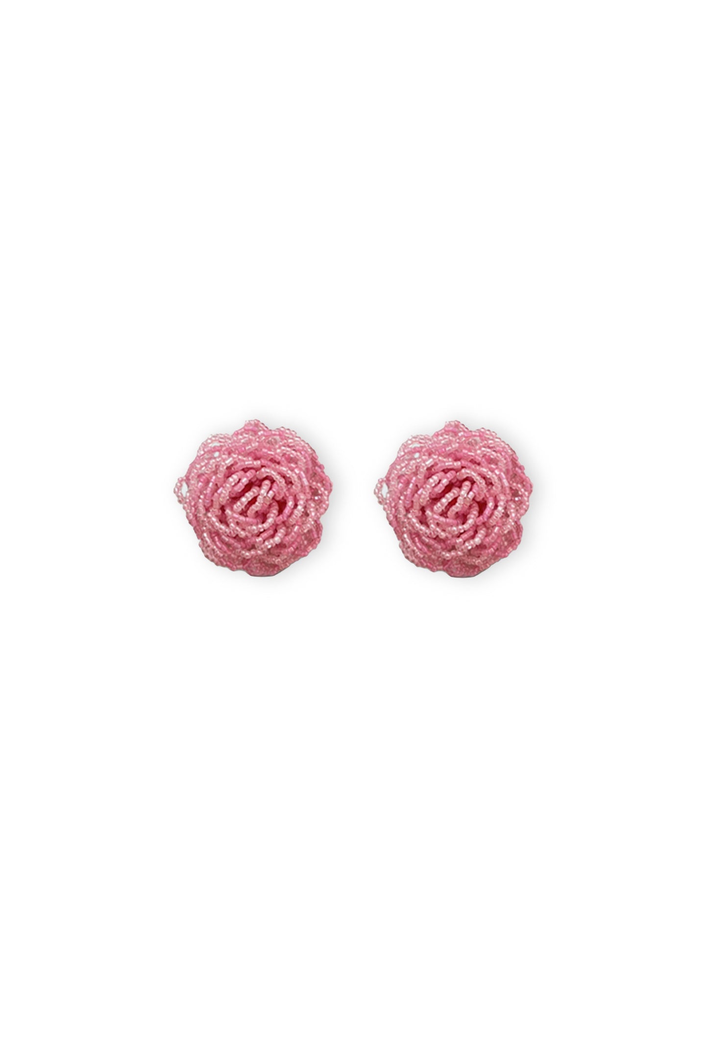 Rose Earrings Pink