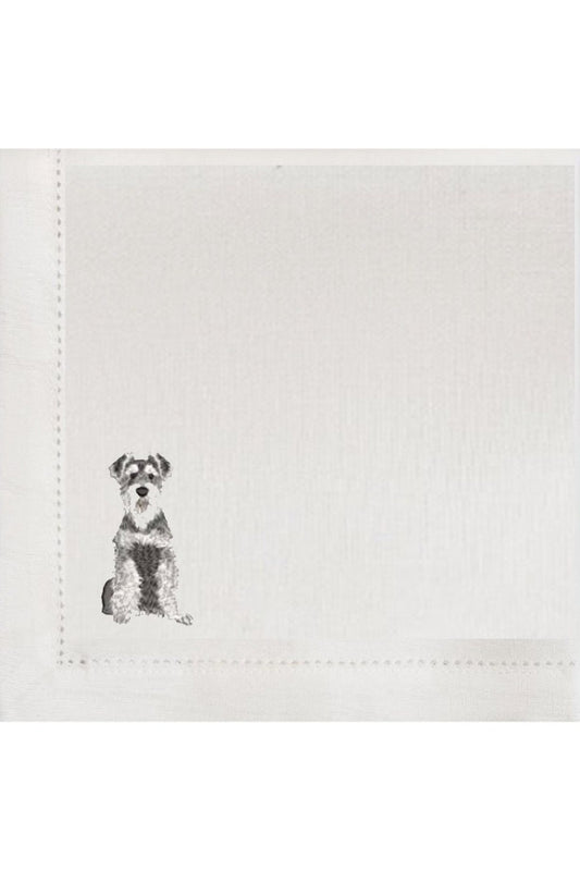 Doggie Linen Napkins - Set 4