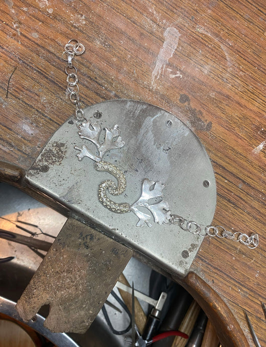 serena belt recycled silver process