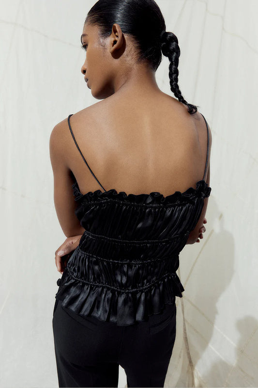 KEONIE TOP BLACK