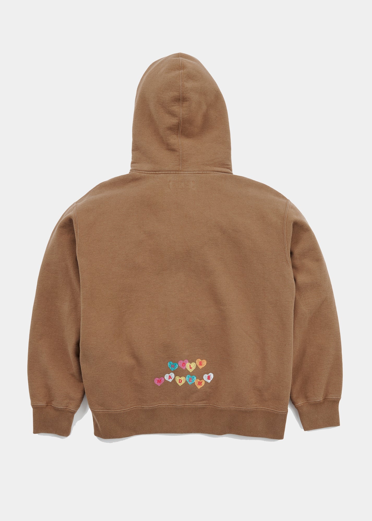 MADEME®/HOLE ZIP-UP HOODED SWEATSHIRT