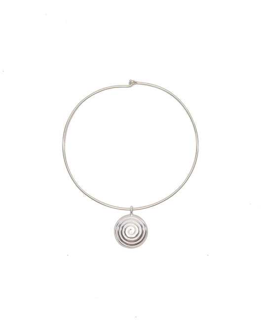 Spiral Choker Silver