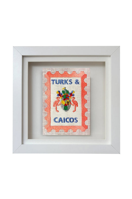 Turks & Caicos Embroidered Stamp
