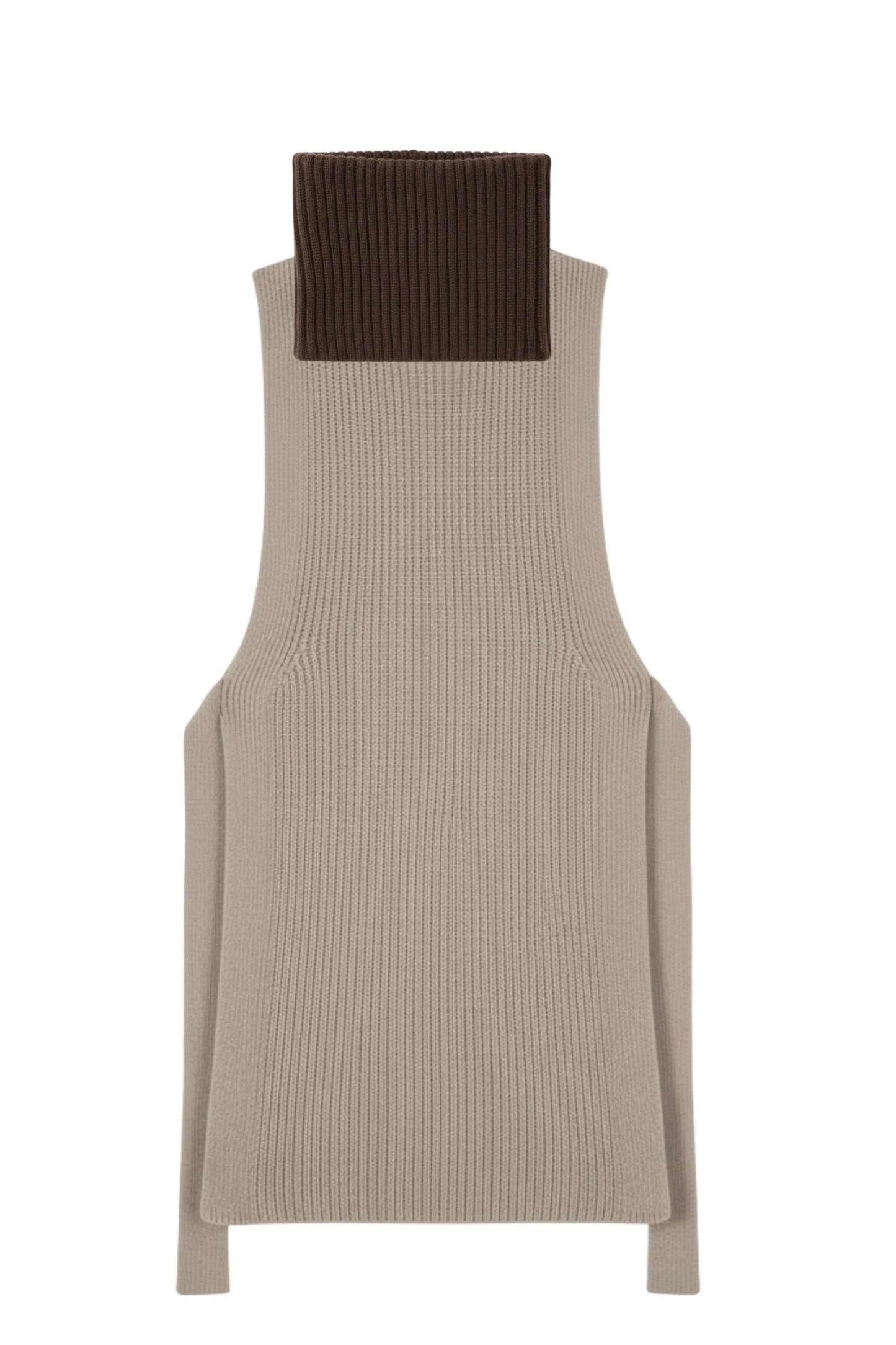 Long Joan Vest | Stone and Chocolate