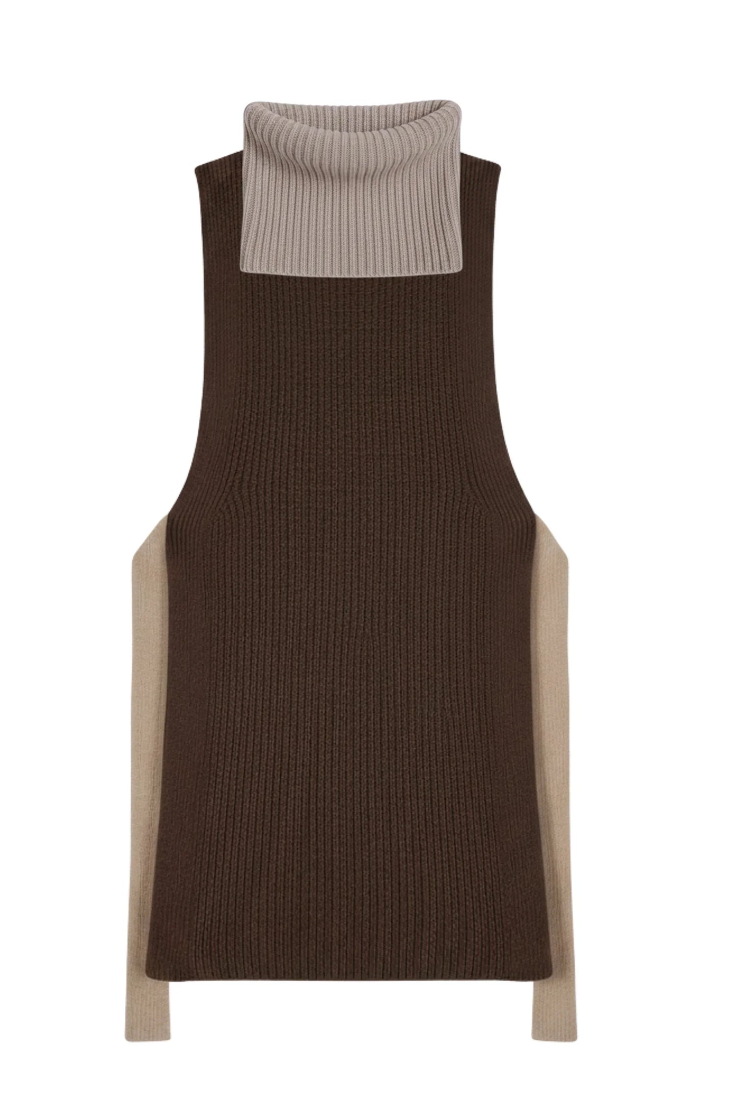 Long Joan Vest | Stone and Chocolate