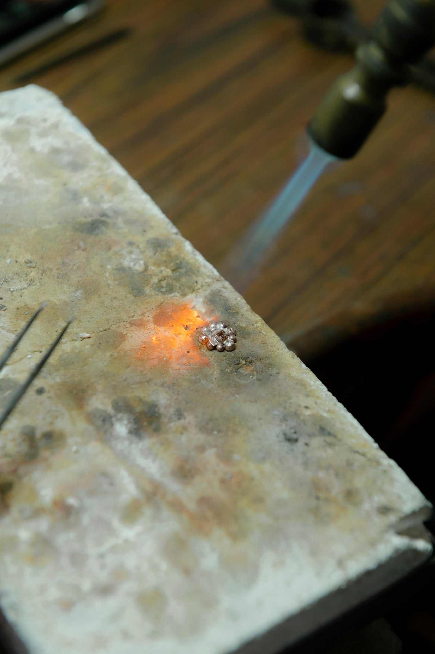 wax curving silver anneal