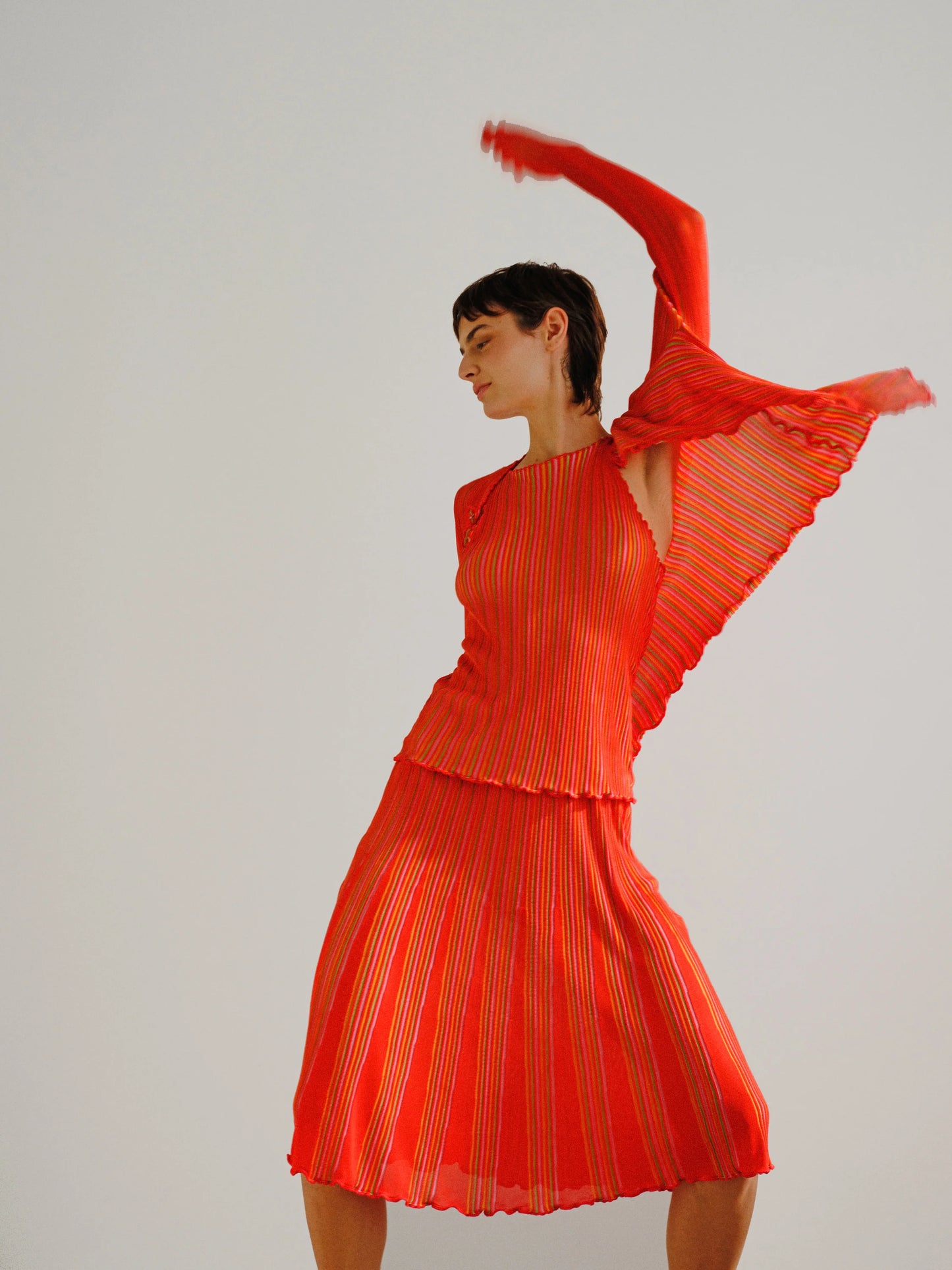 SICILIA SKIRT RED